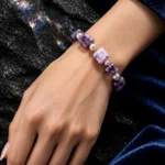 دستبند سنگ آمیتیست سِلنا | PERSORA Selena Amethyst Bracelet