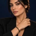 دستبند «زمردِ جنگلی» | Emerald Forest Bead Bracelet